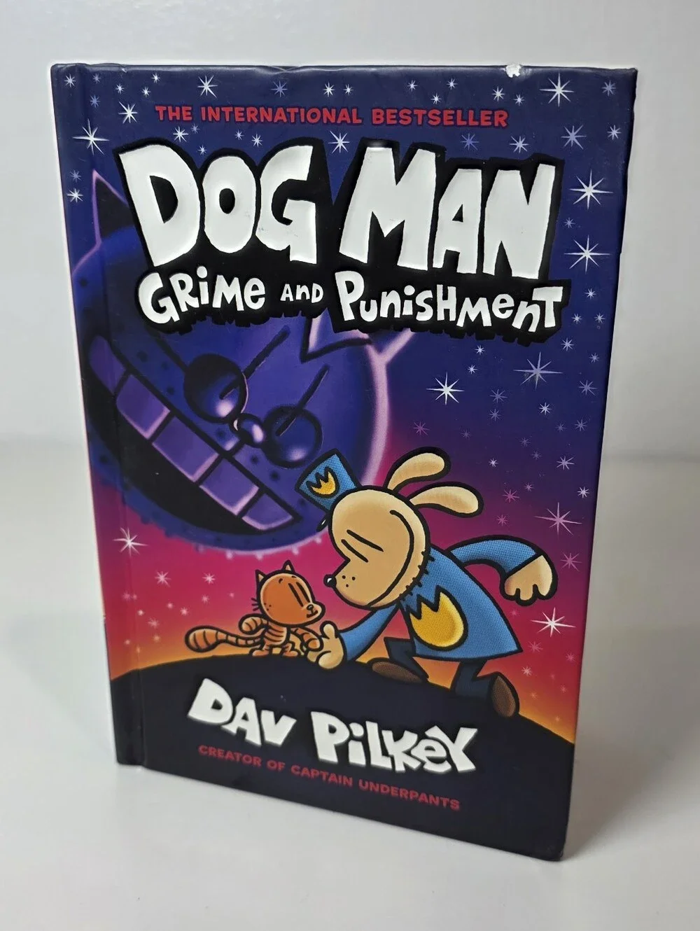 Dog Man: Grime and Punishment by Dav Pilkey - Colorful Hardcover